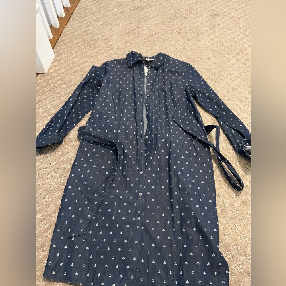 $10 Sale! NWT! Brooks Brothers Anchor Shirtdress